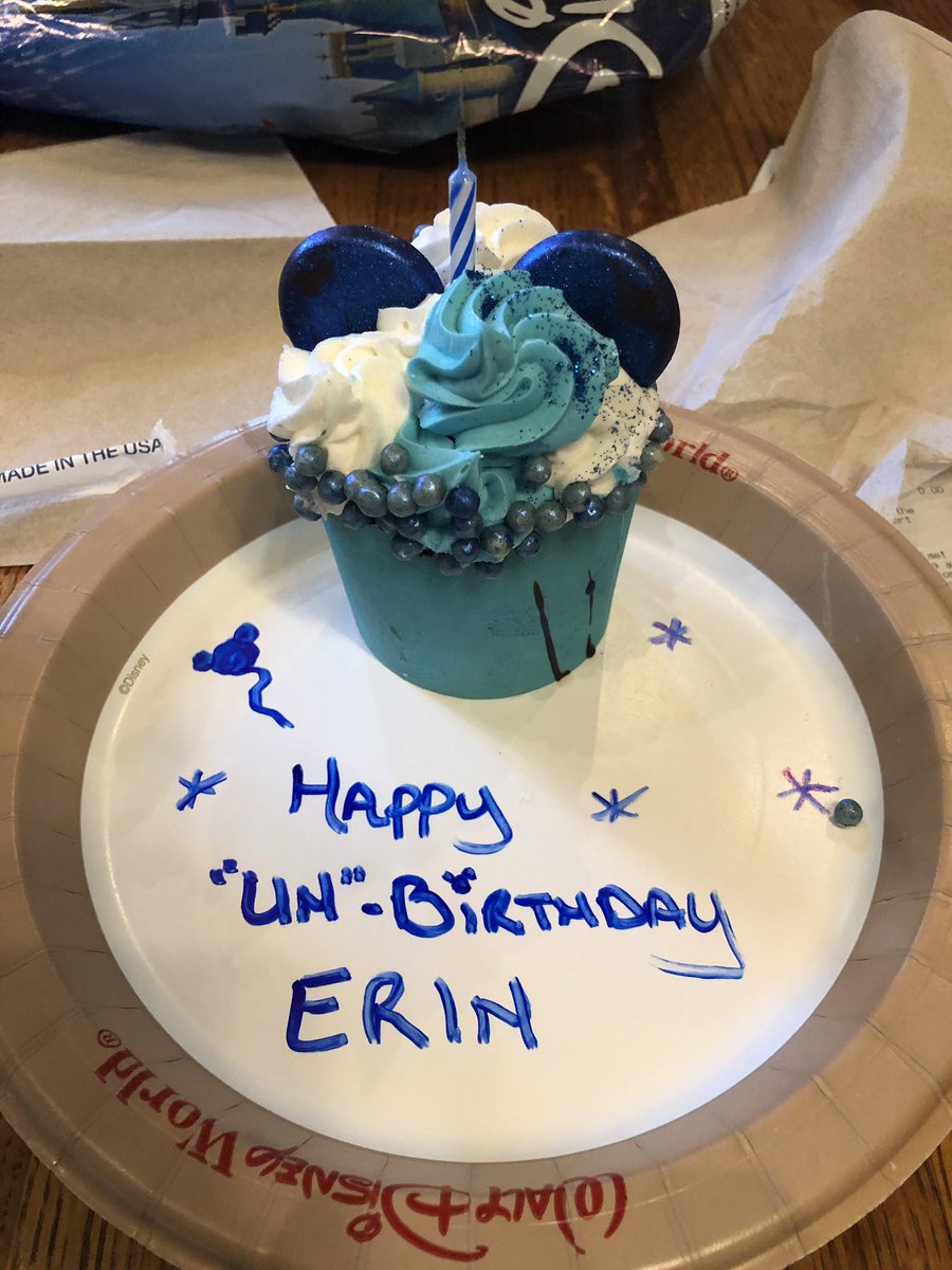 A perfect start to the day at Riverside! We got a magical surprise from Ray, the kindest cast member, when he saw our celebration buttons °o° #CastCompliment