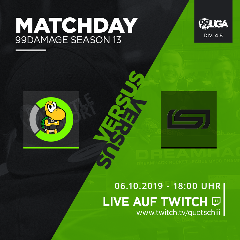 Turtle_eSport's tweet photo. Die #Season13 der @99DAMAGEde Liga beginnt! Unser #AcademyTeam spielt zum Auftakt gegen @suprlativeGG. Wir sind gespannt, wie sich das Team in der Seasonpause erholen konnte und nun mit neuer Motivation die Tabellenspitze erklimmt! 

⏰ 18:00 Uhr
📺 https://t.co/nj138Xuc5b https://t.co/kub2Y5tXEn