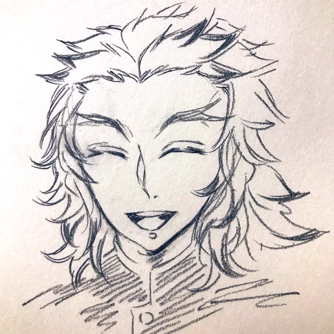 またまた煉獄さんらくがき
慣れない( ^ω^ ) 