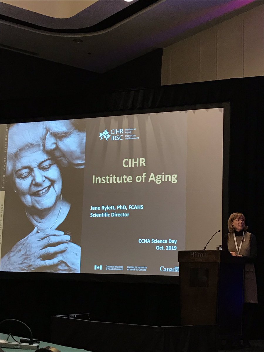 Dr. Jane Rylett, Sceintific Director of CIHR Institute of Aging addresses the CCNA science day attendees and provides an overview of current research investments within institute. <a href="/ccna_ccnv/">CCNA-CCNV</a> <a href="/AlzCanada/">Alzheimer Society of Canada</a> <a href="/CIHR_IRSC/">CIHR</a>