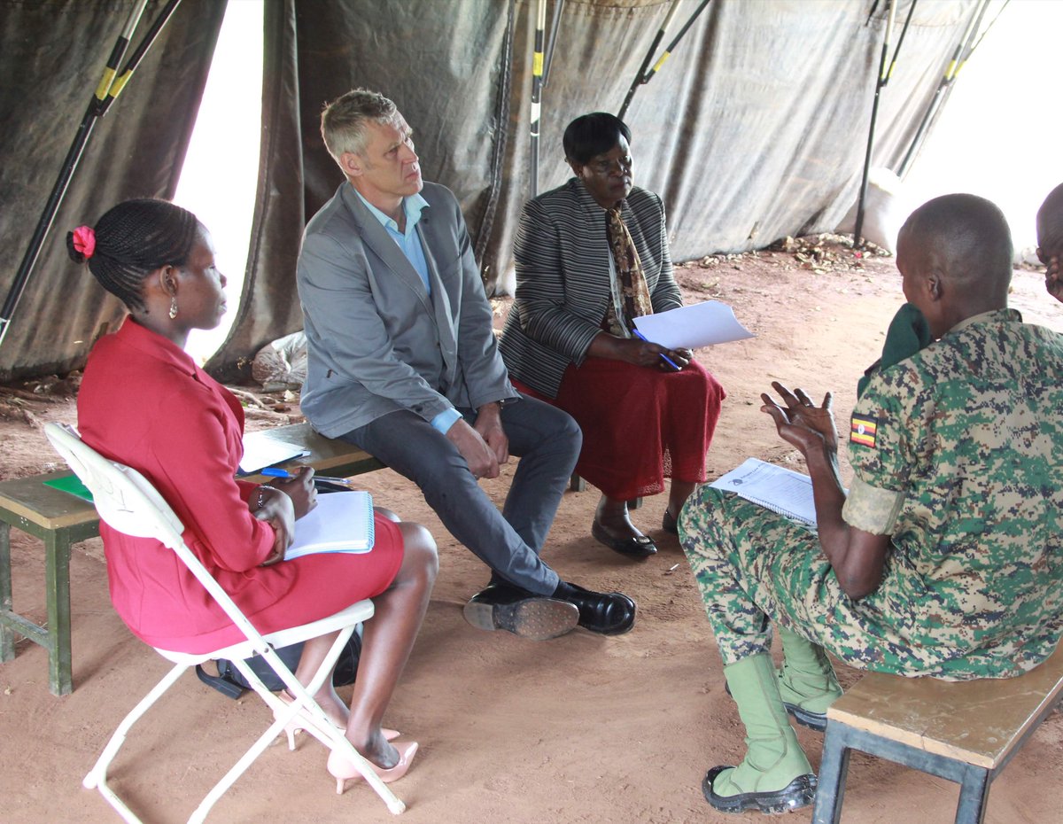 After 3 consecutive years training supported by @FCOHumanRights it's good to step back, review &amp; update content of <a href="/refugeelawproj/">Refugee Law Project</a> curriculum for Ugandan Peacekeepers on #InternationalProtocol on #SexualViolence  

<a href="/WilliamJHague/">William Hague</a> <a href="/JoyceAnelay/">Joyce Anelay</a> <a href="/tariqahmadbt/">The Lord (Tariq)Ahmad of Wimbledon KCMG</a> 
<a href="/end_svc/">Preventing Sexual Violence in Conflict</a> <a href="/endrapeinwar/">UN Against Sexual Violence in Conflict</a>