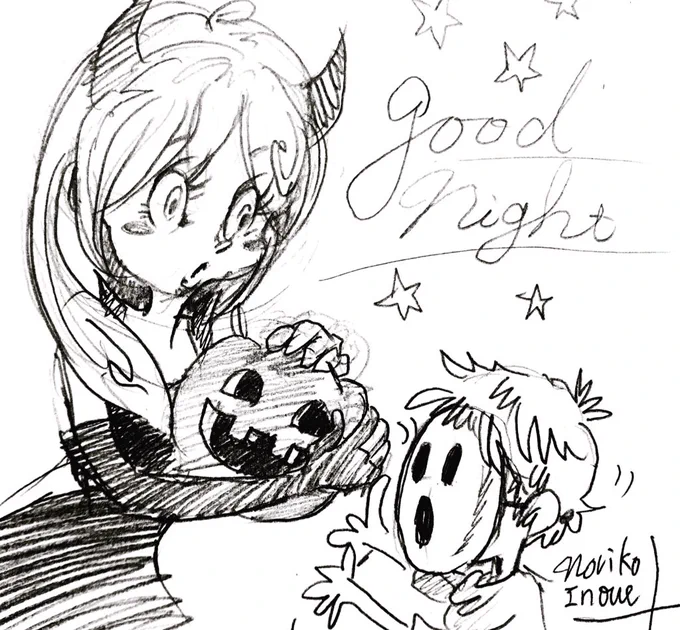 #イノウエノリコの絵

#アナログ画
#イラスト #絵 #アナログ絵
#絵師 #らくがき

#art
#ハロウィン #helloween
#イラスト好きと繋がりたい
#私の絵柄が好みって人にフォローされたい 