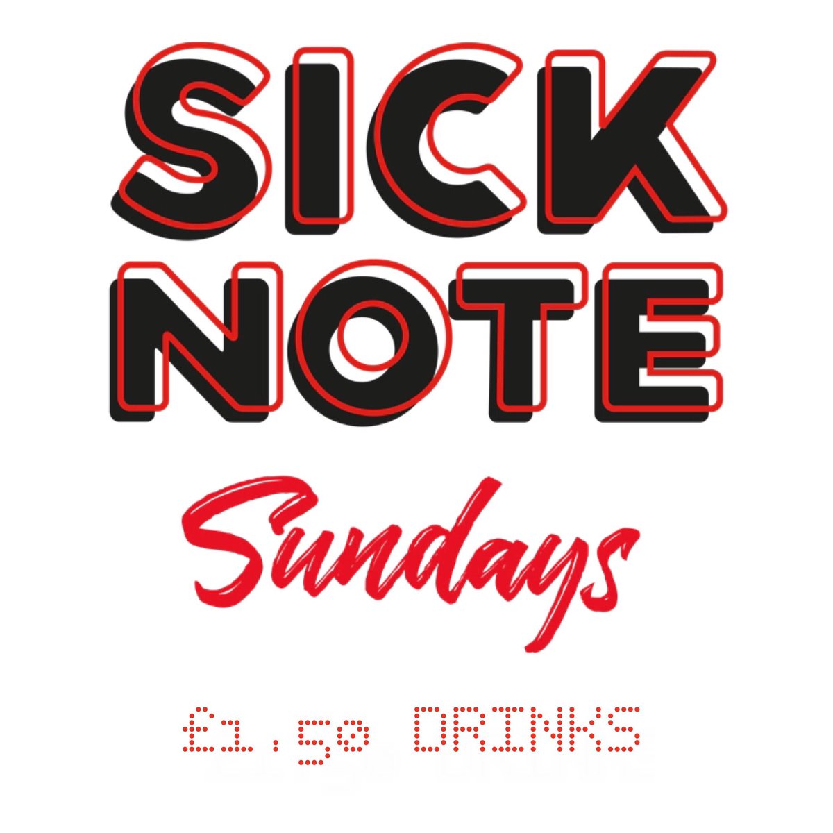 UndergroundVIP's tweet image. SICK NOTE + SUNDAYS 
£1.50 DRINKS / FREE ENTRY B4 11:30 GUESTLIST / 

GET ON THE GUESTLIST: 
guestie.co/underground

BOOK A TABLE : bookabooth.co/underground

CHECK OUT THE DRINKS MENU 
dundeeunderground.co.uk/menus/undergro… — at Underground Nightclub Dundee.