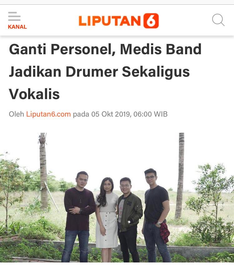 stay tune <a href="/medisband/">Medis Band</a> <a href="/liputan6dotcom/">LIPUTAN6</a> #medisband #selalumencintaimu #liputan6
