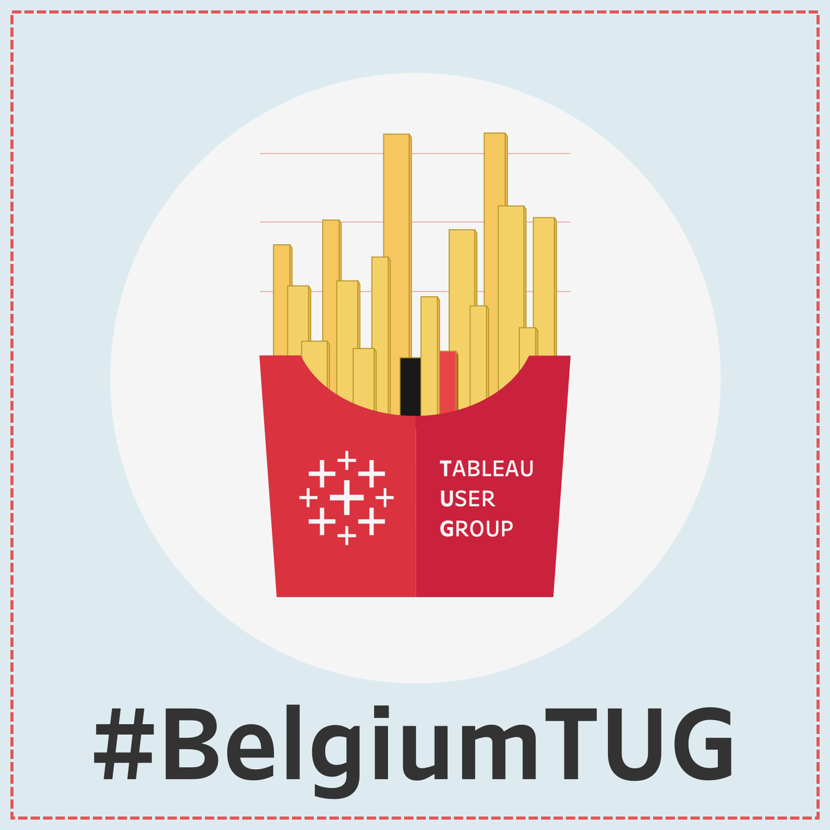 There is a #dataviz contest going on: the #BelgiumTUG Logo Contest! Good opportunity for me to create a chart I've been dreaming on for a while: a 3D Fries Chart! 🍟 
public.tableau.com/profile/klaus.…

All the best for the upcoming first meeting <a href="/M_Eerens/">Marian</a> <a href="/TimothyVermeire/">Timothy Vermeiren</a> <a href="/VeroniqueVers15/">Veronique Verschraegen</a>!