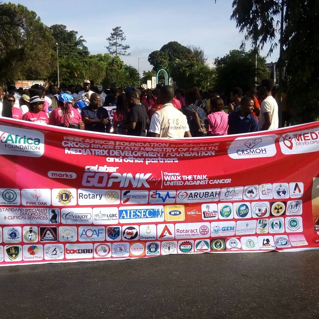 ASanward's tweet photo. Yesterday, Oct. 5, 2019 I had the honor of attending a cancer awareness campaign organized by the @pinkafricafoundation with it partners in the city of Calabar capital of Cross River State, Nigeria

#sdgs #goodhealth #socialimpact #aiesec #aieseccalabar #pinkafricafoundation https://t.co/abGxvIY0Y1
