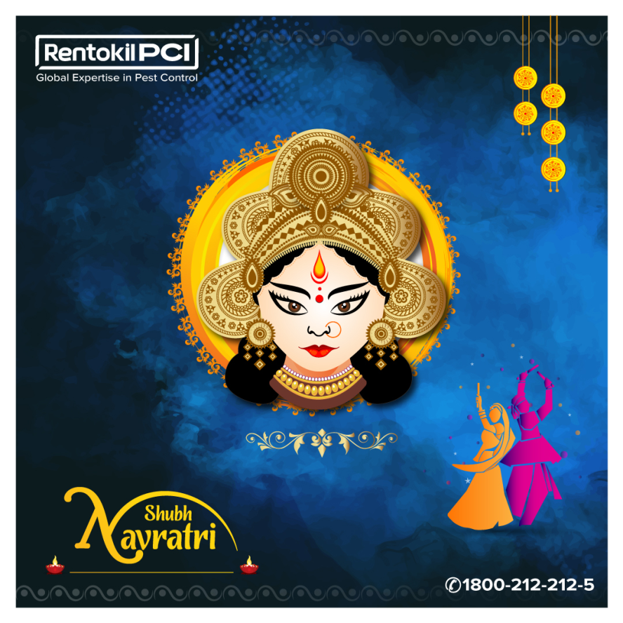It’s the Eighth day of Navaratri, also known as Ashtami.
Maha Ashtami Greetings from Rentokil PCI as we join you in your prayers and celebrations.
Call us now on 1800-212-212-5 
#RentokilPCI #Termiseal+ #Termite #TermiteControl #Pests #householdPests #Dussehra #Navaratri