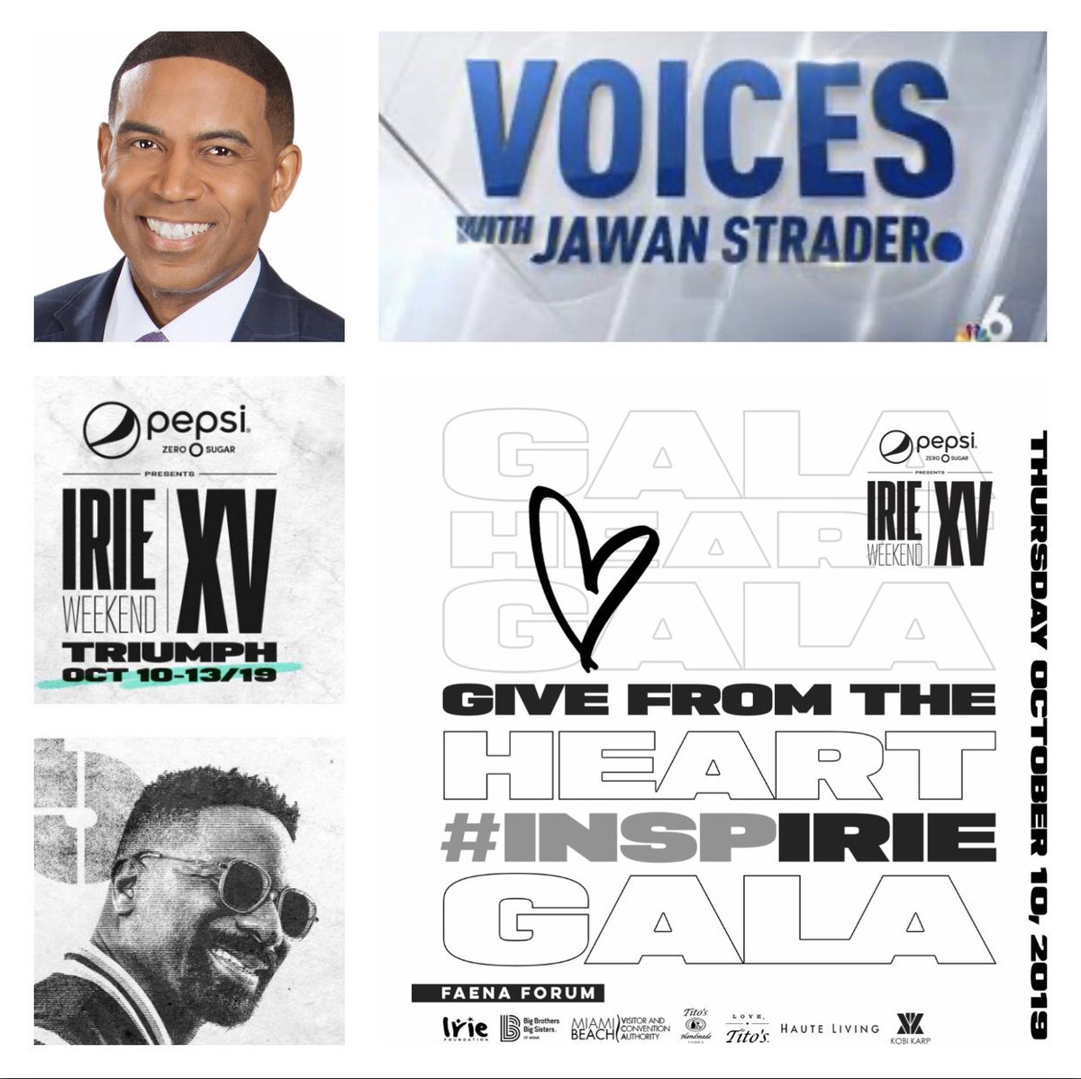 TheatreChat's tweet photo. Share! #Florida @TheatreChat @IrieEvents @irieweekend thank you @NBC6 @JAWANNBC6 for spotlighting #InspIRIE Gala & DJ IRIE #IrieWeekend https://t.co/JchxkxIVHC on #Voices with #JawanStrader!
October 13 -19 The IRIE FOUNDATION giving back to our community! 🙌🏾❤️ https://t.co/HW5lF8NDKX