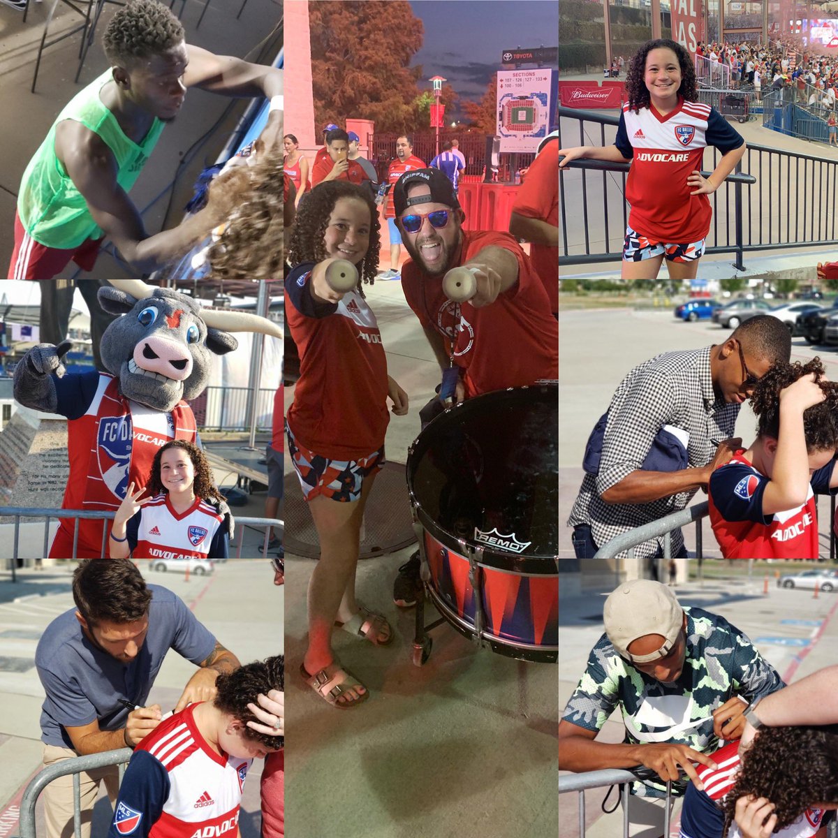 JonnaVaughn9's tweet photo. @FCDallas @PapaJohns This is what it’s all about! #DTID https://t.co/jhJ1ElCL4R