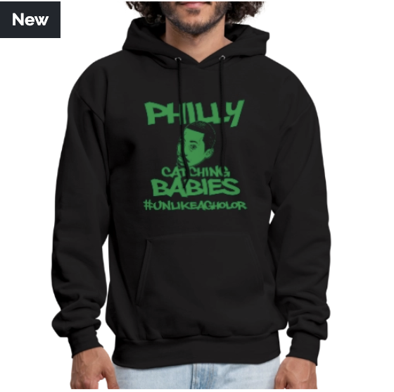 MeWeFree_'s tweet photo. New #UnlikeAgholor Gameday exclusives available. #Philly hero @HakLaw215 will be selling these in person at the tailgate at a discount. Grab one there or at https://t.co/9gKnuMVpFQ. A portion of the proceeds will benefit the family he helped rescue. #FlyEaglesFly https://t.co/Vd1rlDG9So
