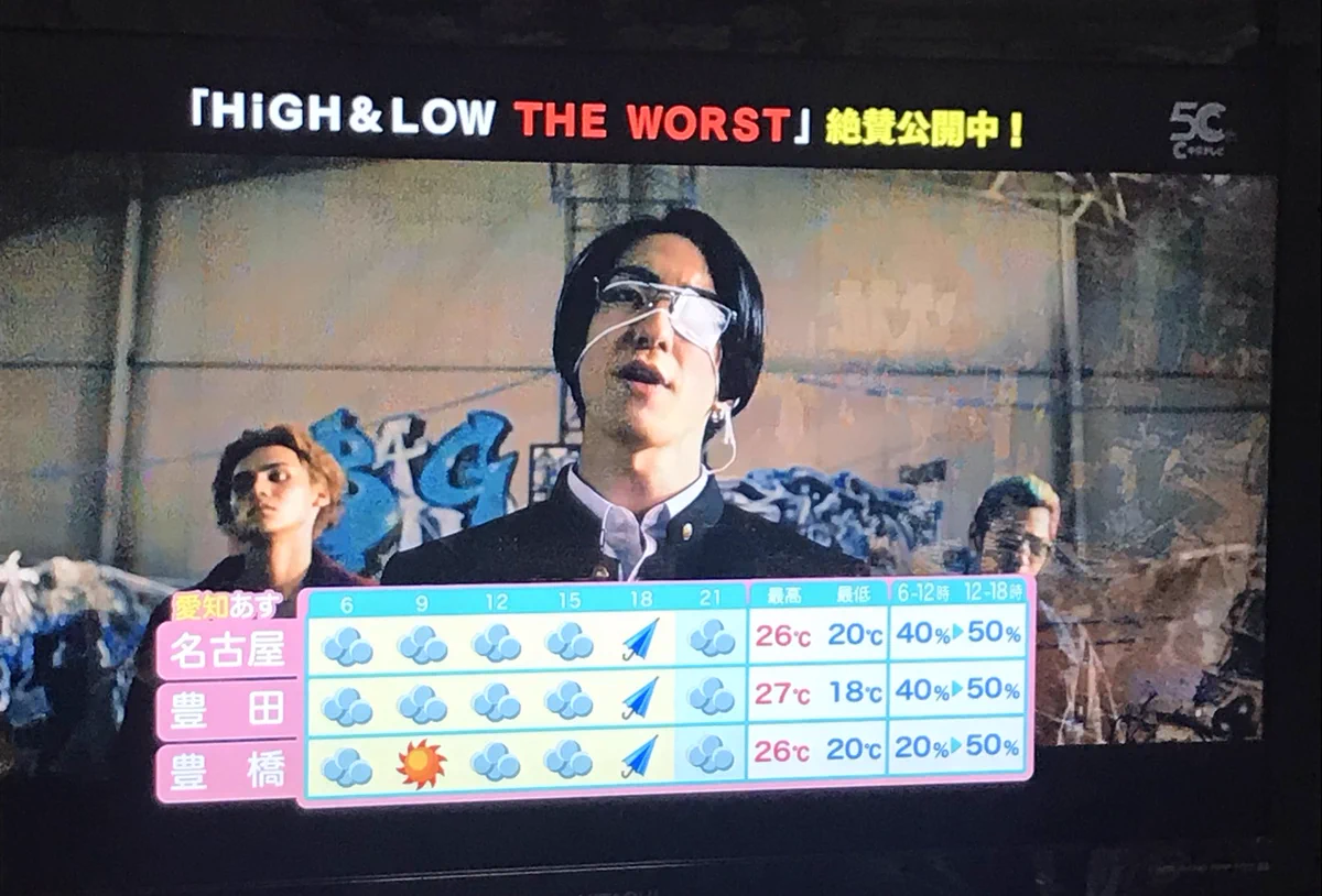 治安が悪すぎる天気予報ww映像と内容がミスマッチすぎるww