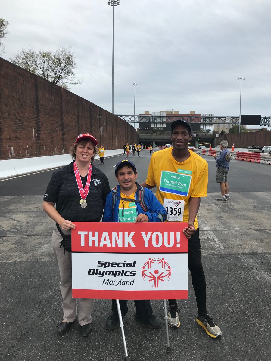 somd_jim's tweet photo. Thanks @TheMDTA @Geico @MD_MVA supporting 8033 @SpOlympicsMD athletes at the  #GeicoTunnellRun
Thanks Academy Class....Building interactive inclusive communities of dignify &amp; respect. Through Sport creating a world where opportunity is not limited by disability. https://t.co/mptHe1Exy6