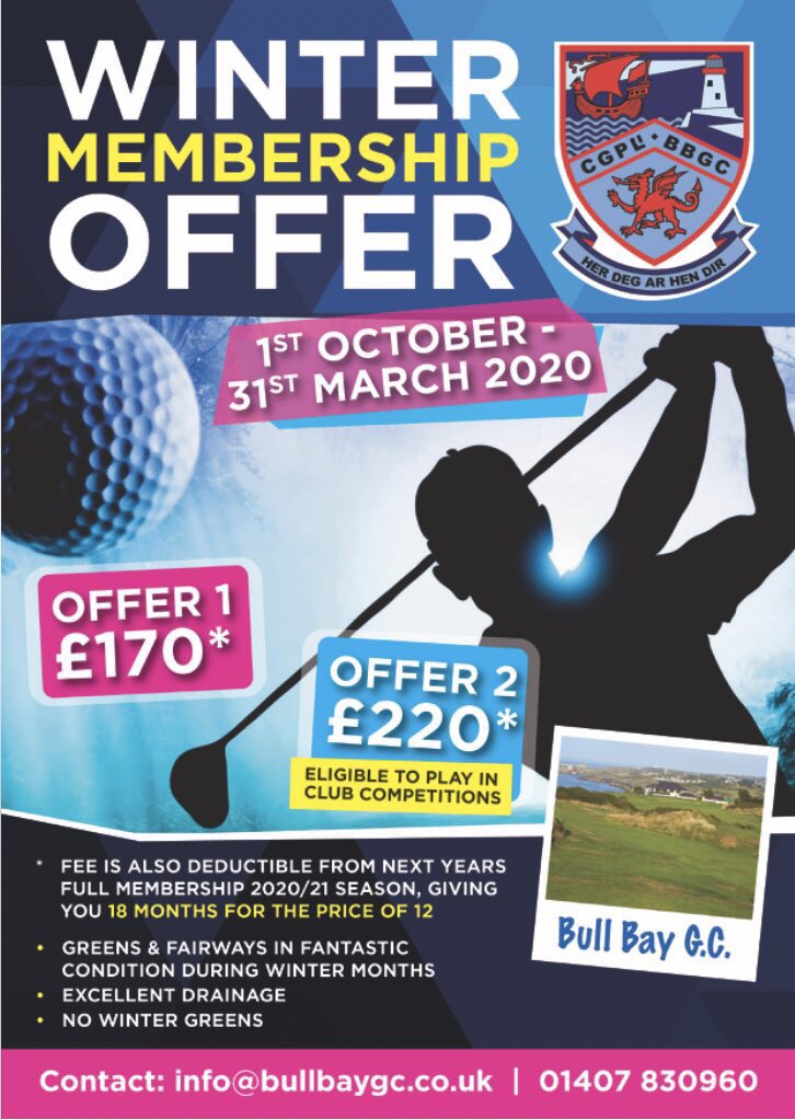 Bull Bay Golf Club on Twitter "Winter Golf Membership