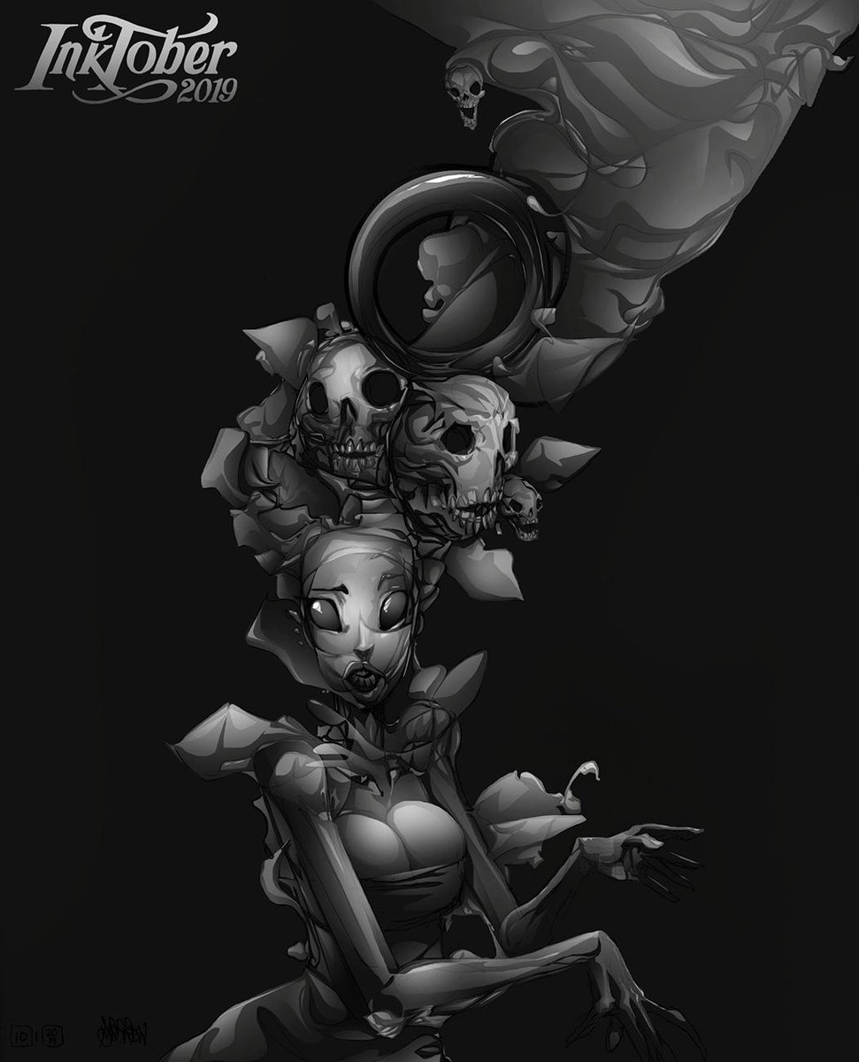Gambear1er's tweet photo. Inktober 2019 1-6 https://t.co/xF17ABGZzD via @artstationhq @inktober https://t.co/uGtLRnOrfU