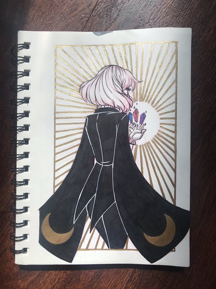 She_Saw_Rain's tweet photo. Inktober Day 6: Crystals

#elentober2019 #inktober #inktober2019 #witchart #witch #magician #magic #crystals #ink #inking #art #illustration #drawing #lineart #color #traditionalart #myart https://t.co/aRVueRTIdE