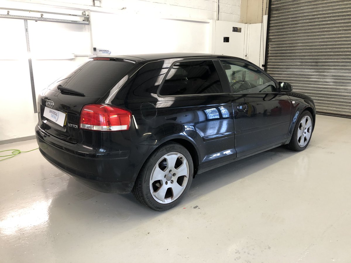 UTWakefield's tweet image. Audi A3 1.9TDI
Rear windows tinted in 5% and a stage 1 remap.
Stock power 105hp-tuned 140hp
Stock torque 250nm-tuned 320nm 
#UniversalTinting #windowtinting #commercialwindowtinting #residentialwindowtinting #carwindowtinting 
#remap #tuning #remapping UniversalTinting.co.uk