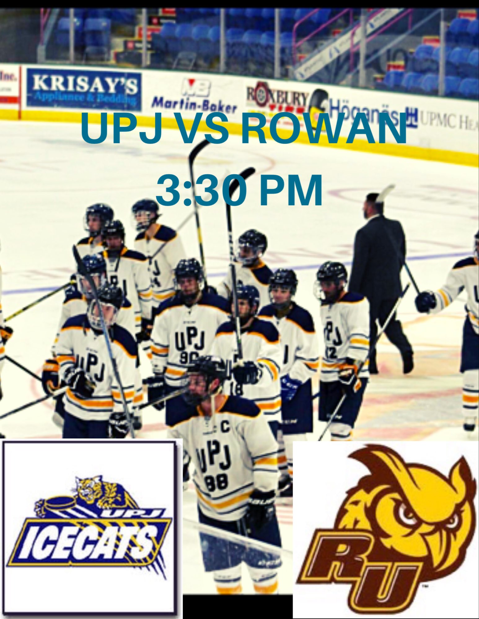 Upj Icecats On Twitter Sunday Funday Come Down To The War Memorial To Cheer On Your Upj Ice Cats Puck Drops At 3 30pm