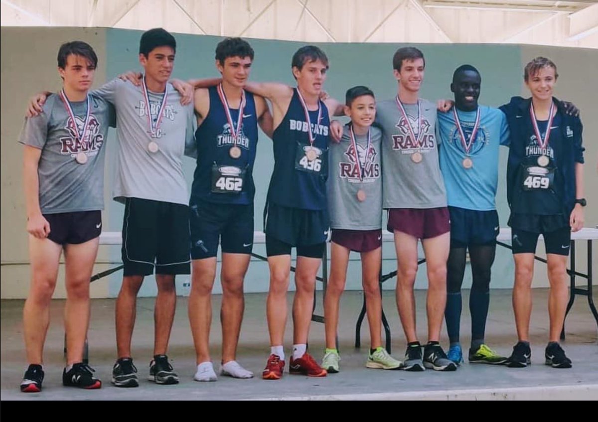 Outofdoor's tweet photo. Stellar performances by the Thunder XC team at the Tri-County meet at GT Bray - ODA girls placed 1st and boys finished 3rd in Sarasota County! Tristan McWilliam '22 ran a time of 17:28 placing 2nd in Sarasota and 5th in the Tri-County. #ODA #ThunderOn3 https://t.co/1SNrkBAqeT