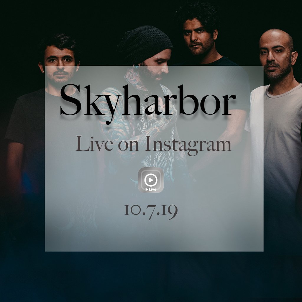 Devesh and Eric will be going on instagram live tomorrow at noon PST.  We will be answering any questions you may have as well as sharing some new updates....
.
.
.
.
.
#skyharbor #djent #prog #metal #rock #updates #instalive