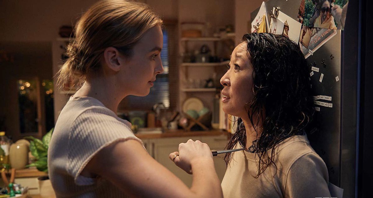 alwalleD2013's tweet photo. Killing eve
أكثر مسلسل استمتعت فيه في الفترة الأخيرة! عن عميلة تشتغل في المخابرات البريطانية تضطر بنفسها أنها تلاحق قاتلة محترفة دولياً وتقبض عليها! 
9/10 https://t.co/XSErIaC8SB