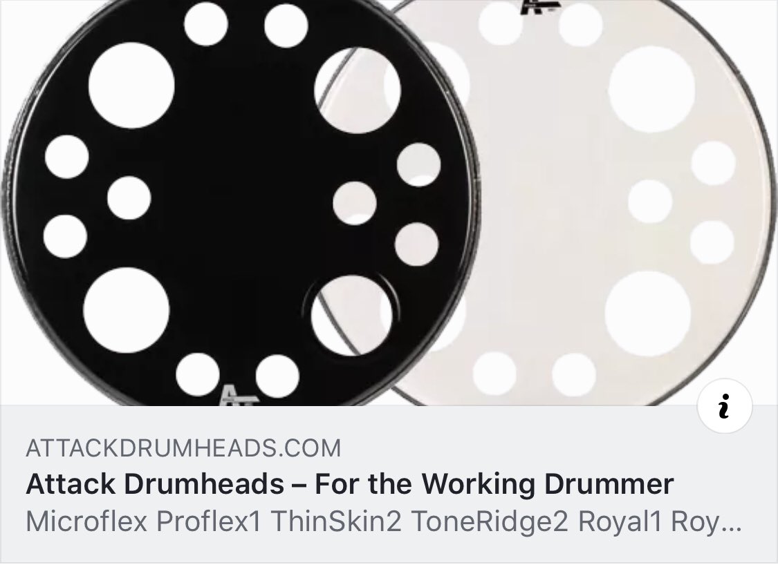 🚨Attackdrumheads.com launches a new informative web site. 🚨Interested in purchasing some Attack Drumheads? Just send an email request through the new site and Attack will direct you to an authorized dealer near you. From another country