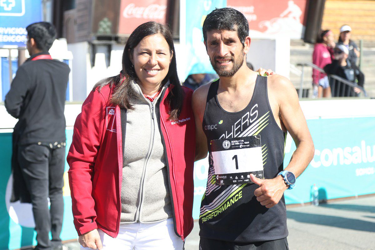 MindepChile's tweet photo. La Ministra @kantor_pauline estuvo hoy en la Maratón de Viña del Mar, una verdadera fiesta deportiva que convocó a 11 mil runners de Chile y el mundo en la Ciudad Jardín! 😄

#MaratonVina #maratondevina #Chileenmarcha #Chilesemueve https://t.co/XcxKA0V7xR