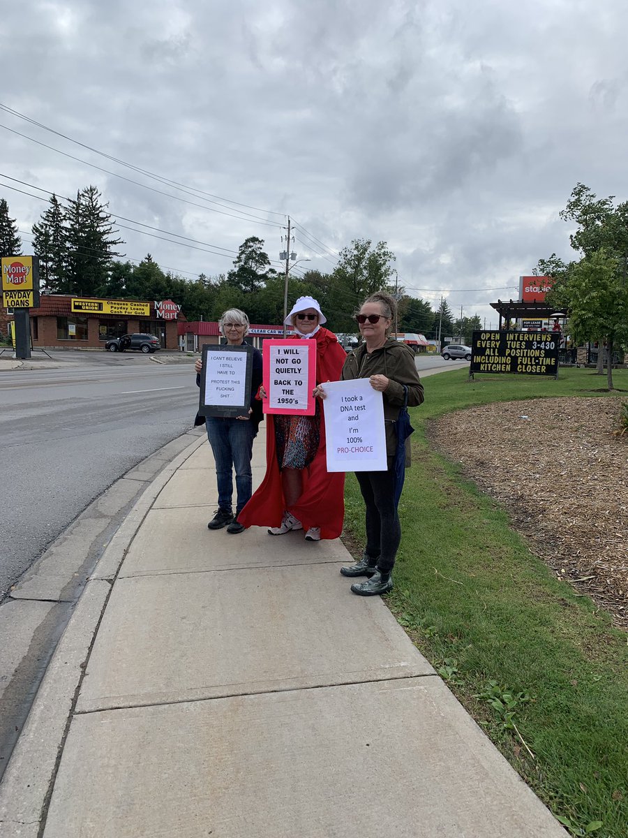 Small but mighty. #choicechain #mybodymychoice #elxn43    #abortioncareishealthcare #haldimandnorfolk #norfolkcounty #simcoeontario