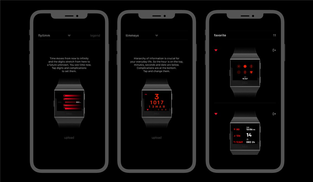 ttmmaftertime's tweet photo. TTMM for Fitbit Ionic has been updated with 4 new clock faces (flyttmm, polyttmm, ttmmcity, ttmmeye) and sunbathe app. Now it is compatible with iOS 13 and has dark mode view option. Ionic users will ❤️ this. #made4fitbit 

https://t.co/YNdPpS4ftv https://t.co/pIhR4nK5ht