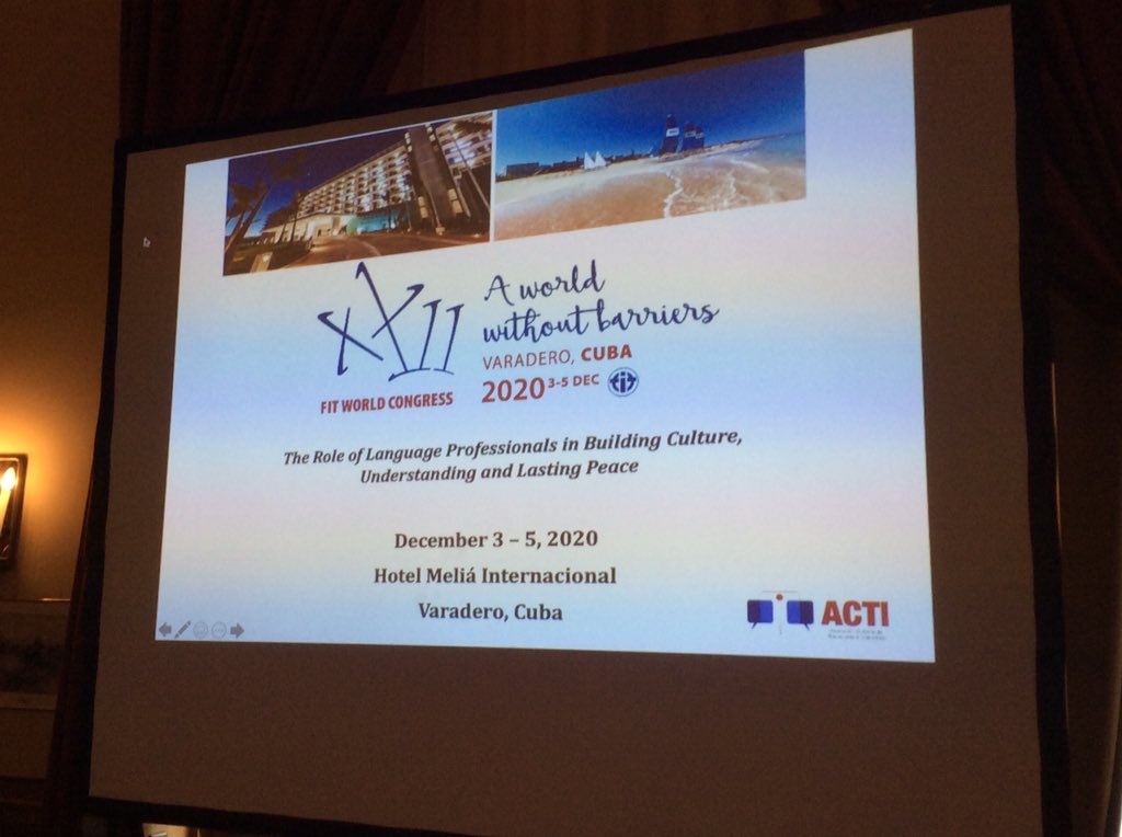 See you in next XXII FIT Congress in Varadero!
On vous attend au prochain XXIIème Congrès FIT à Varadero! 💃🎉😊☀️<a href="/fit_ift/">FIT-IFT</a> @FIT_LatAm <a href="/FIT_Europe/">FIT Europe</a> <a href="/FIT_President/">FIT_President</a> #xl8 #1nt #XXIIFITCongress