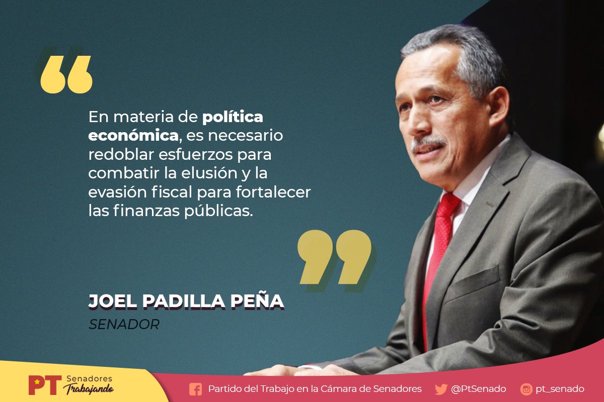 #SenadoresTrabajando #PolíticaEconómica #Glosa1erInforme