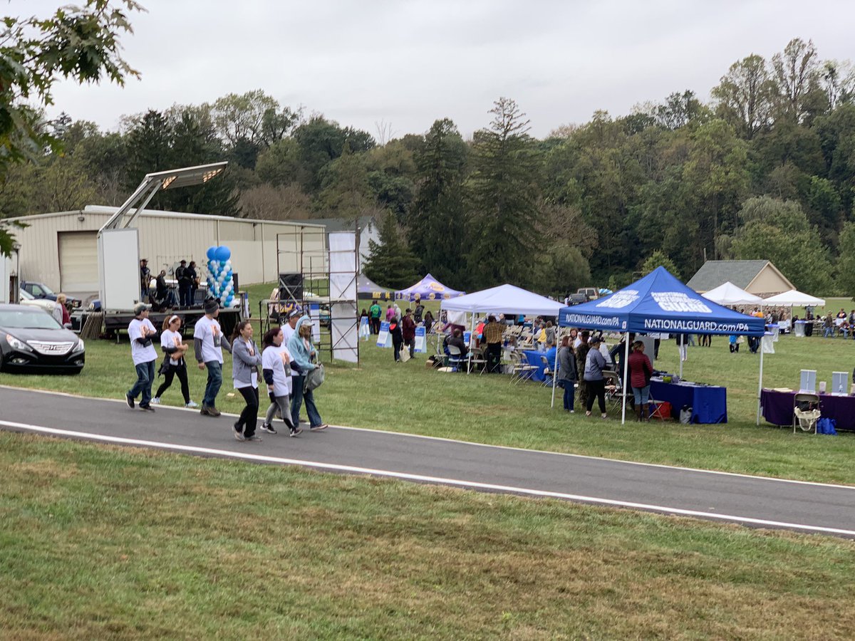 MikeSchlossberg's tweet photo. Morning everybody. I’m joining @RepSusanWild today MCing a difficult but necessary event - the annual Out of the Darkness walk, to raise money for suicide prevention #stopsuicide #afsplv https://t.co/wlKjyDxwLa