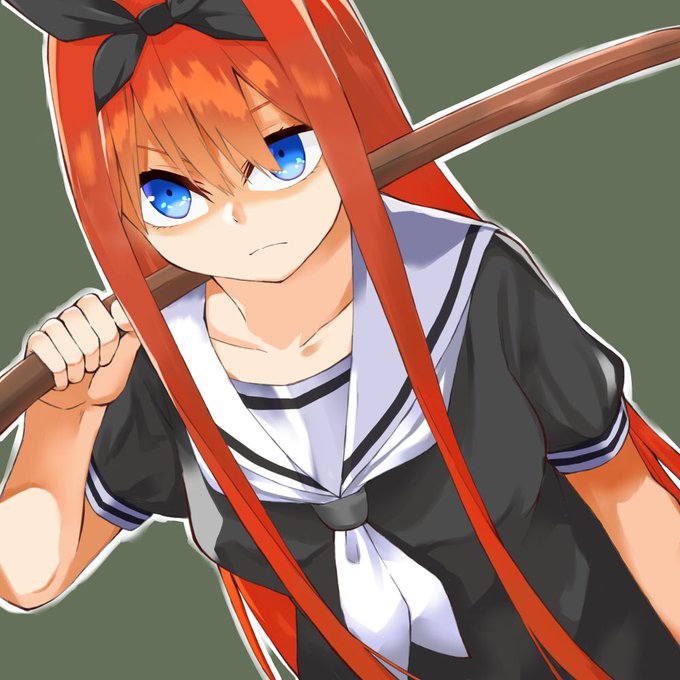 ヤクタシさんがTwitterに投稿した中野四葉(五等分の花嫁)のイラスト。