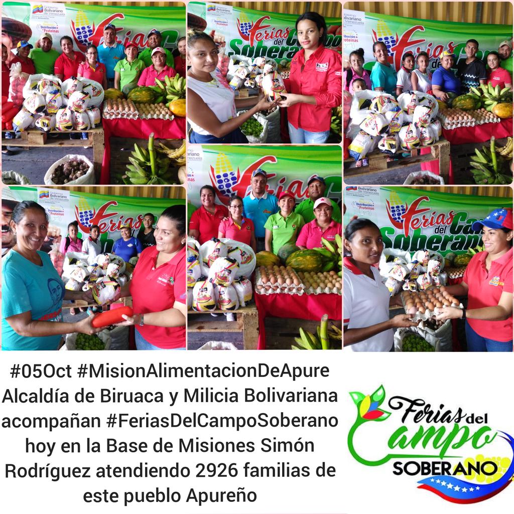 MercalApure_'s tweet image. 06Oct La #MisiónAlimentación y los @ClapOficial junto al pueblo organizado trabaja día a día para garantizar el derecho a la alimentación de los venezolanos, derrotando la guerra económica de 4ta generación, con compromiso, fuerza y amor #TodosSomosClap @MercalOficial @JFME69