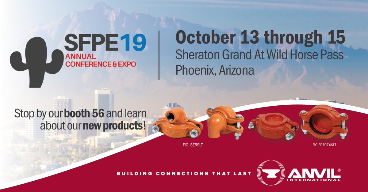 ASCEngineered's tweet image. Who’s looking forward to #SFPE19? We are!
We will be there discussing how our latest products can improve safety and reduce installation time. ow.ly/11Pp50wfujm
#SLTtechnology #grooved #fireprotection #buildingconnectionsthatlast