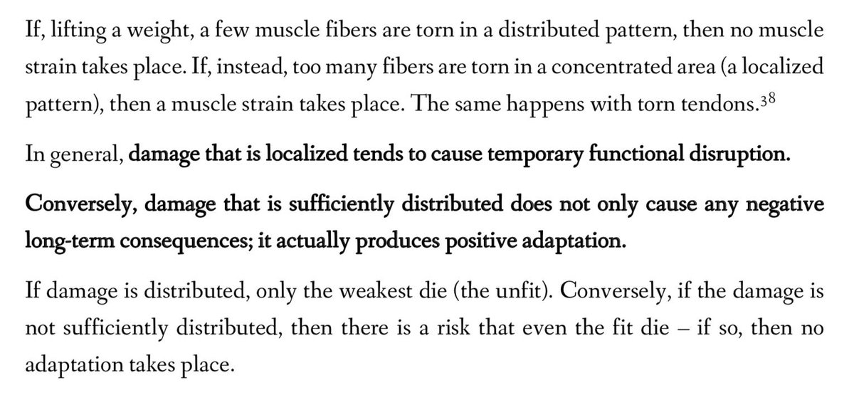5/ Being antifragile requires the ability of breaking some sub-entities in a *distributed* way because, if the loss was localized, it could disrupt a function of the entity as a whole, leading to its death.(Excerpt from my book "The Power of Adaptation")