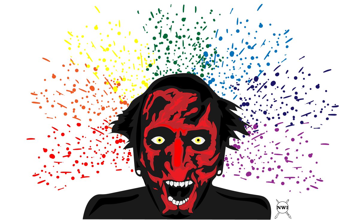 'Red-Faced Demon' - Day 5 out of 31.
@artnews @artsy @digital_arts @ArtsJournalNews @Illustrator @Adobe @wacom @InsidiousMovie @linshaye @patrickwilson73 
#art #halloween #october #digitalart #adobe #adobeillustrator #insidious #redfaceddemon #nasty_wit_it