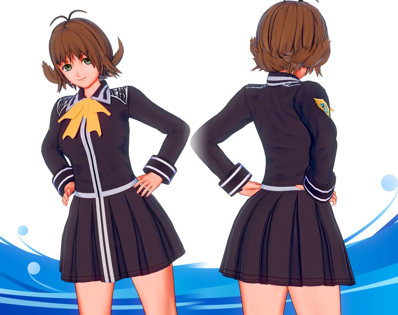 Disco Disco Disco Seed制服 校章 と肩のトライバル柄 は適当だけど とりあえず形になりました 後は微調整とmeであれそれして完成かなと 以前に作った顔 髪型のほうが しっくり来てるというジレンマ コイカツ Koikatu Ff8 セルフィ
