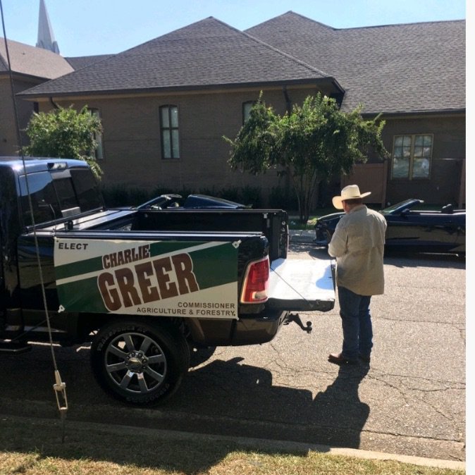 Team Greer was well represented in Minden At the Webster Parish Fair Parade. Pro active Change is here, Charlie Greer Commissioner of Agriculture and Forestry #23.