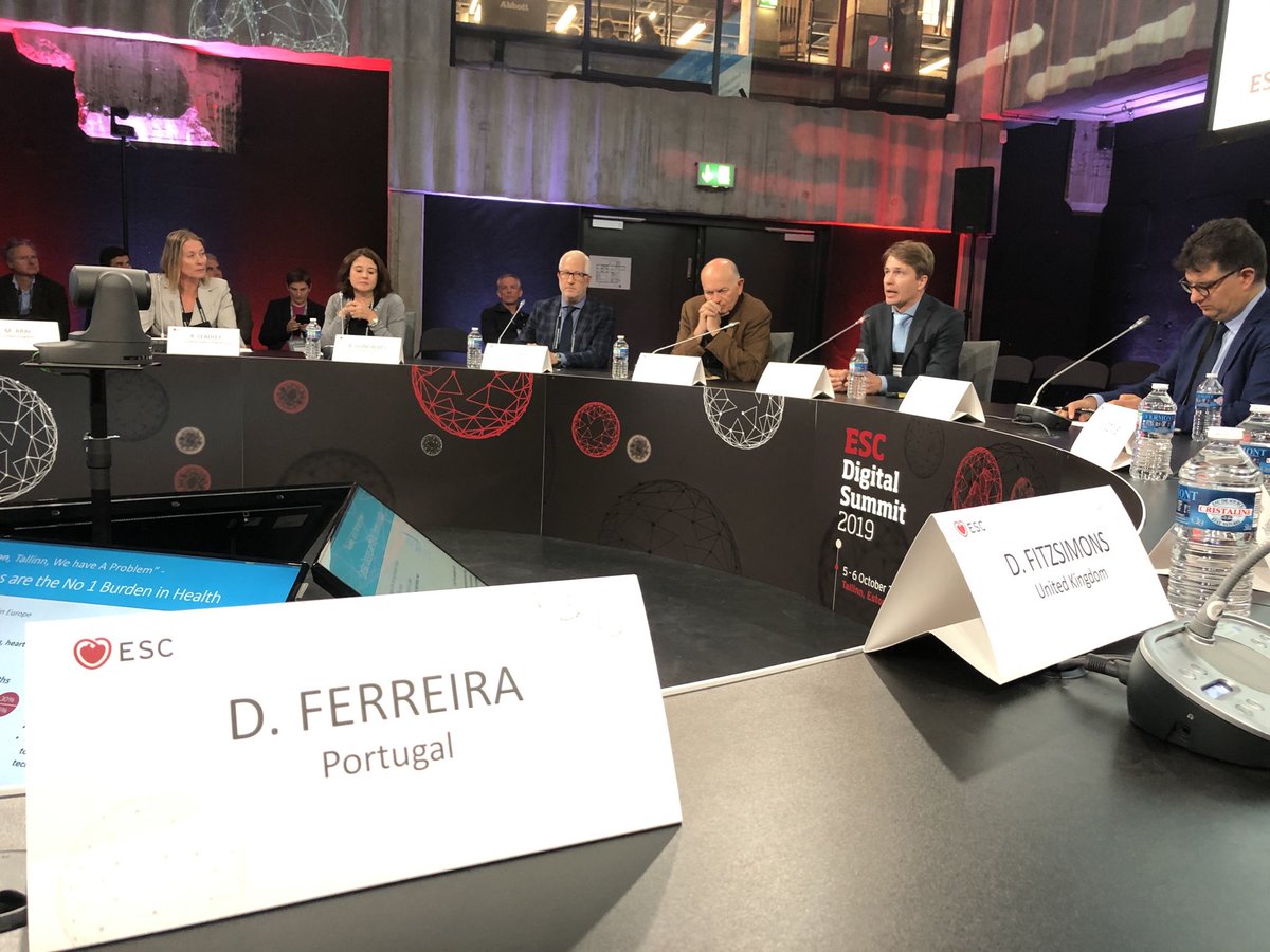 First row seat for the final UN-“like” roundtable (literally) @ Digital Summit 2019. Two ESC past-presidents, cardiologists, industry and patient representatives discussing the redesign of the future of hospitals, cities and communities in the digital era. #ESCDigital ⁦