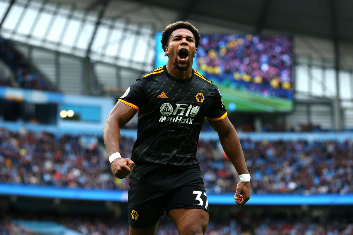 RobertSports4's tweet photo. ¡Cae el campeón!

El Wolverhampton dió la sorpresa en el Etihad Stadium y derrotó 2-0 al Manchester City con doblete de Adama Traoré (80', 90'+4').

❌El city sigue en la segunda posición de la #PremierLeague a 8 puntos del Liverpool. https://t.co/dUKZd1ulEj