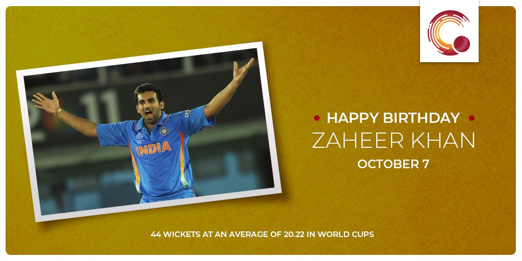 A top fast bowler who delivered in crucial situations for India. Happy Birthday, Zaheer Khan! 