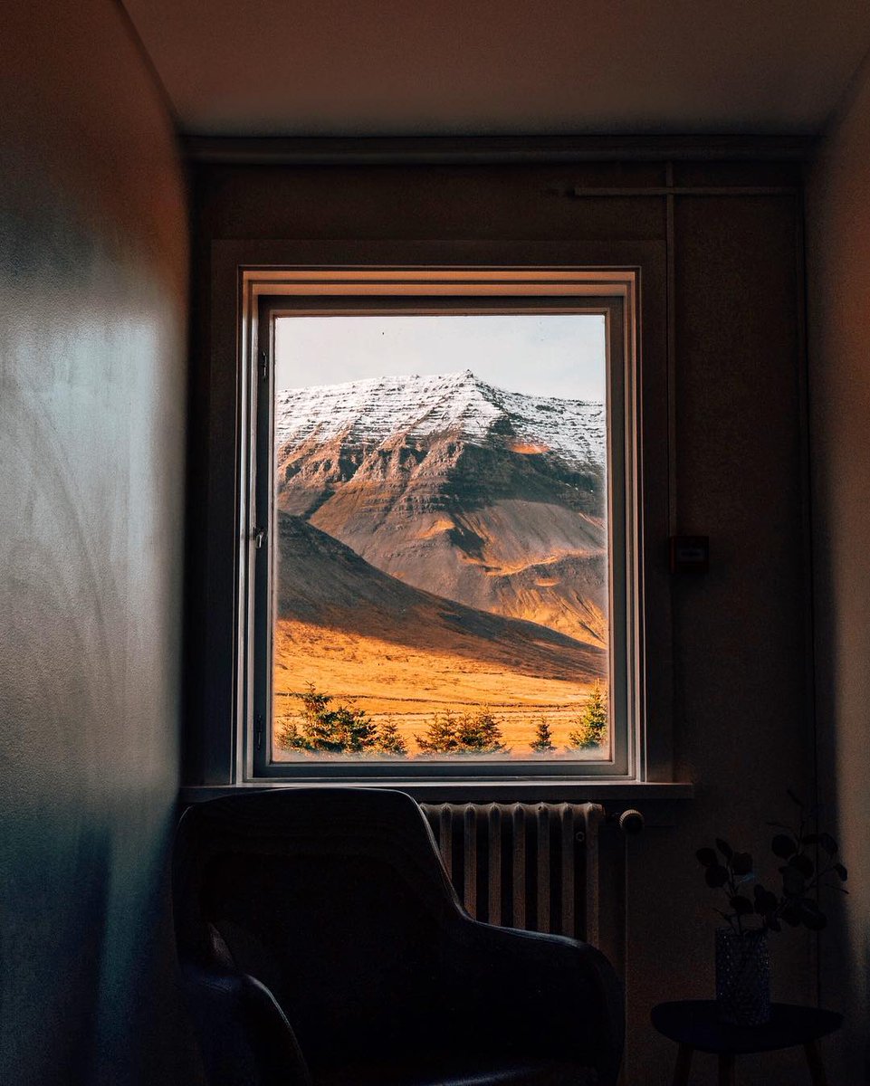 instagram's tweet photo. #HelloFrom the Westfjords in Iceland: a room with a view 🏔 https://t.co/PdukBasYLq https://t.co/0DlG5XrqNA