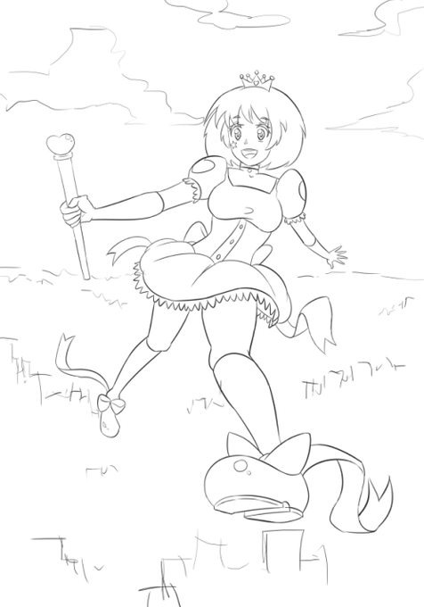 why yes, i still do draw clean lineart 