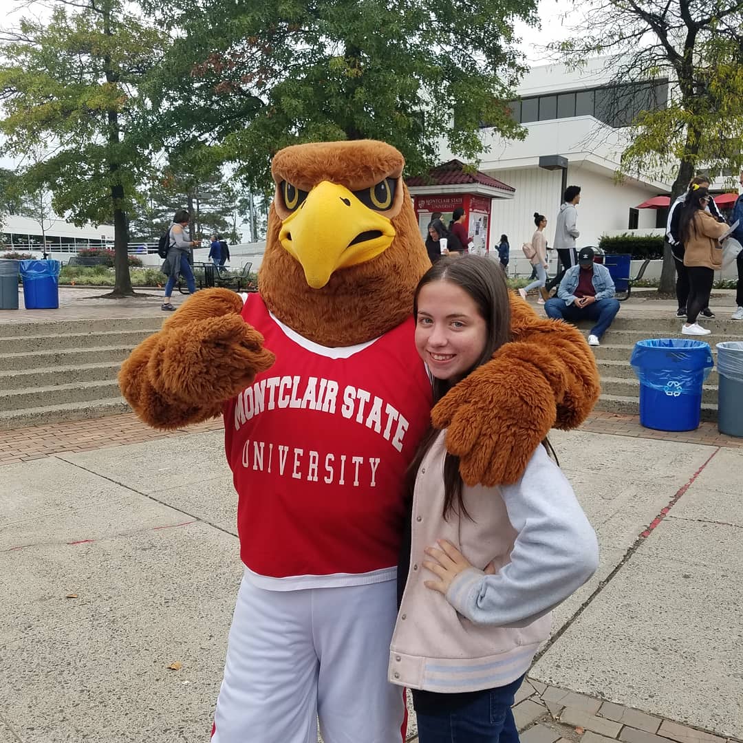 Welcome to #ElisesCollegeWorldTour!! Today's stop: @montclairstateu!! Hard to believe we're doing this again! 🤯 #FitzGirlsRule #SundayFitz #Weekend #Elise #DadLife #RedHawkReady #MontclairStateUniversity