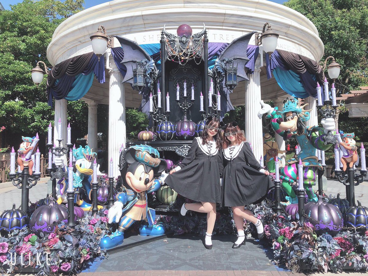 ブラックコーデディズニー ブラックコーデディズニー