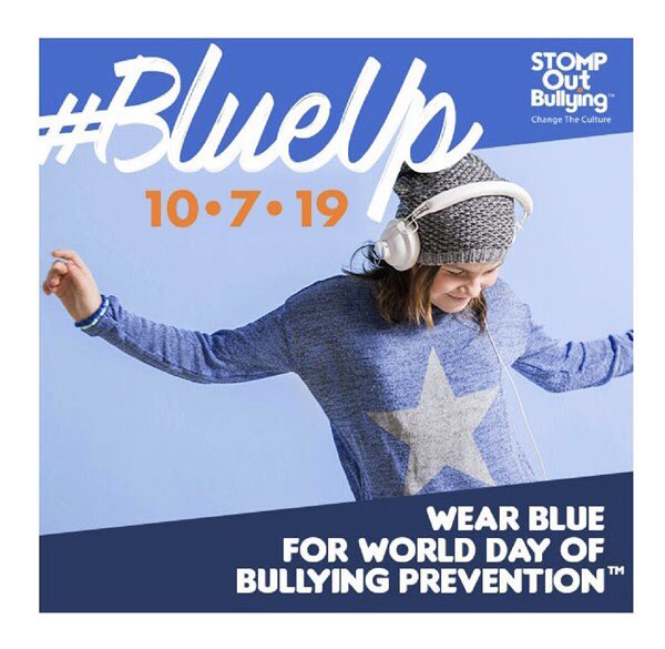 MillRunPTO's tweet photo. We hope to see all of our @MillRunLCPS students wearing 💙BLUE💙 tomorrow to raise awareness of bullying and cyberbullying prevention and help raise awareness of tolerance and acceptance. #blueup #mres20 https://t.co/WNZpRnBiu4