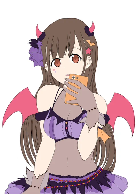 色まで起きました
あんまり ちょこ先輩っぽくならない・・・
口閉じてるからかな・・・ 