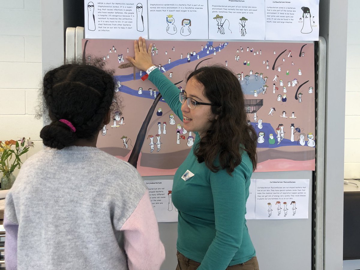 SheffScience's tweet photo. Our volunteers today @FunPalaces #Sheffield @crucibletheatre! It was a great day to teach kids a little more about ‘The ways our bodies defend themselves’. #SheffScience #SSO #volunteering #FunPalaces #Scienceisfun https://t.co/CuSspi5qA4
