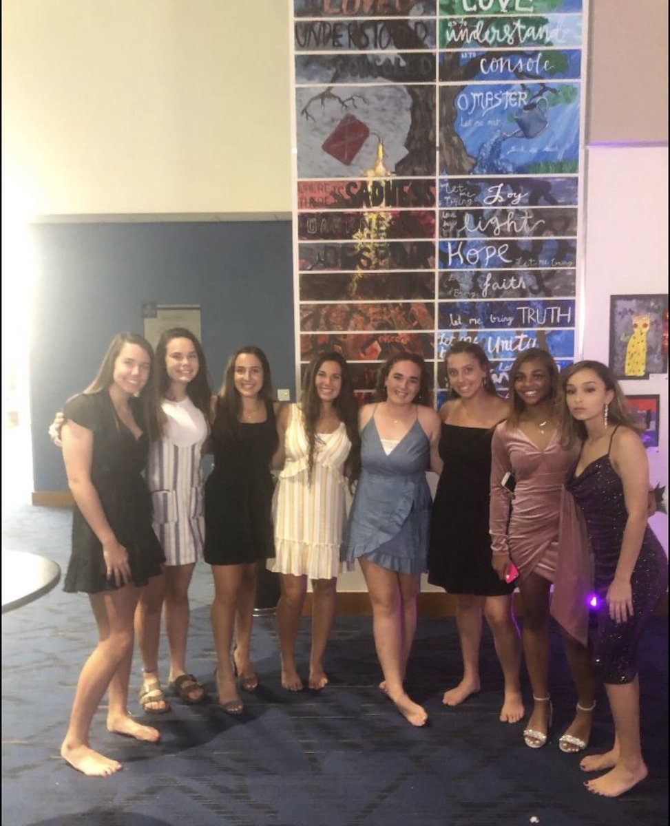 Just a few of our beautiful ballers at Charlotte Christian Homecoming! #Hoco2019 #CCSLadyKnights #weready