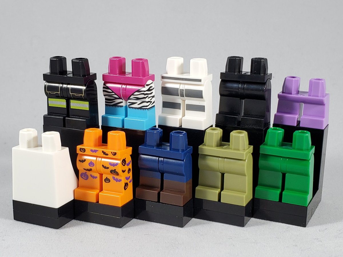 HokayBricks's tweet photo. Here are all of the leg/skirt pieces that will be reaching #TheLEGOStore as Q4 #BuildAMini parts! Which ones are you excited to stock up on? #LEGO https://t.co/KBpu4gR1tj